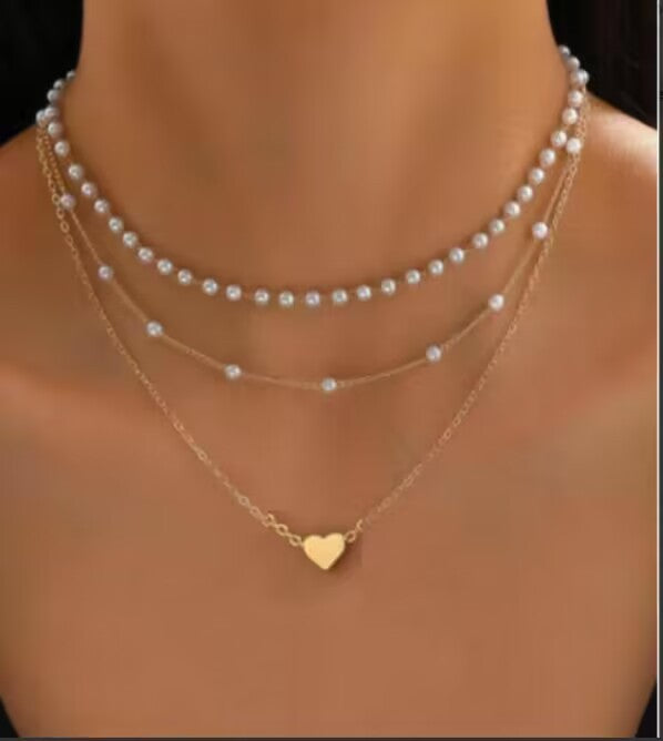 Women's Pearl Chain Light Luxury Temperament High Necklaces