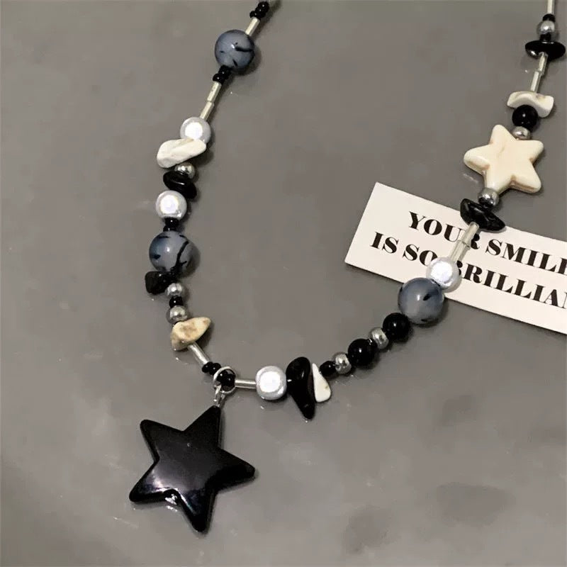 Retro Sweet Cool Hot Ya Culture Starfish Personalized Necklace