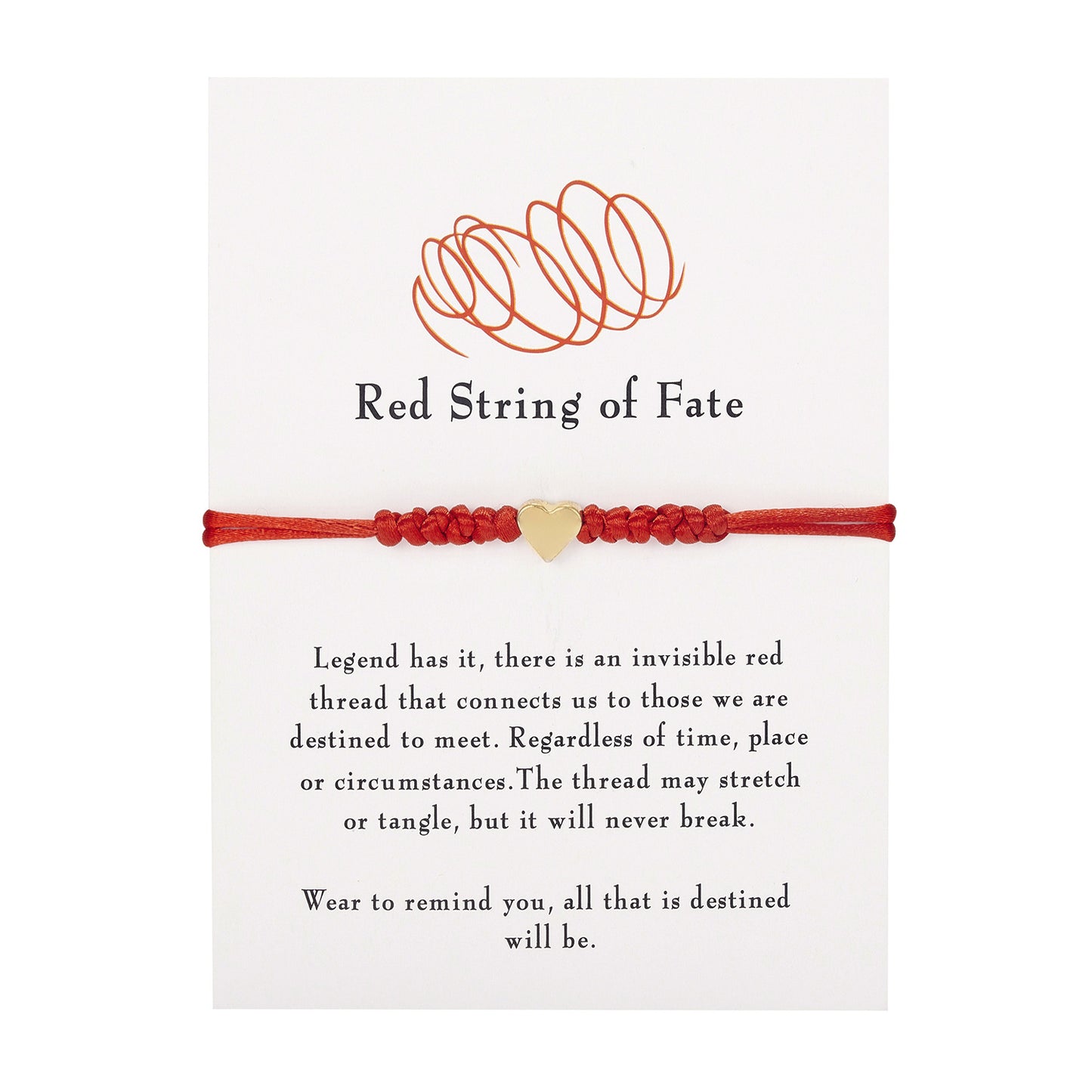 Knots Red Rope Woven Length Adjustable Bracelets