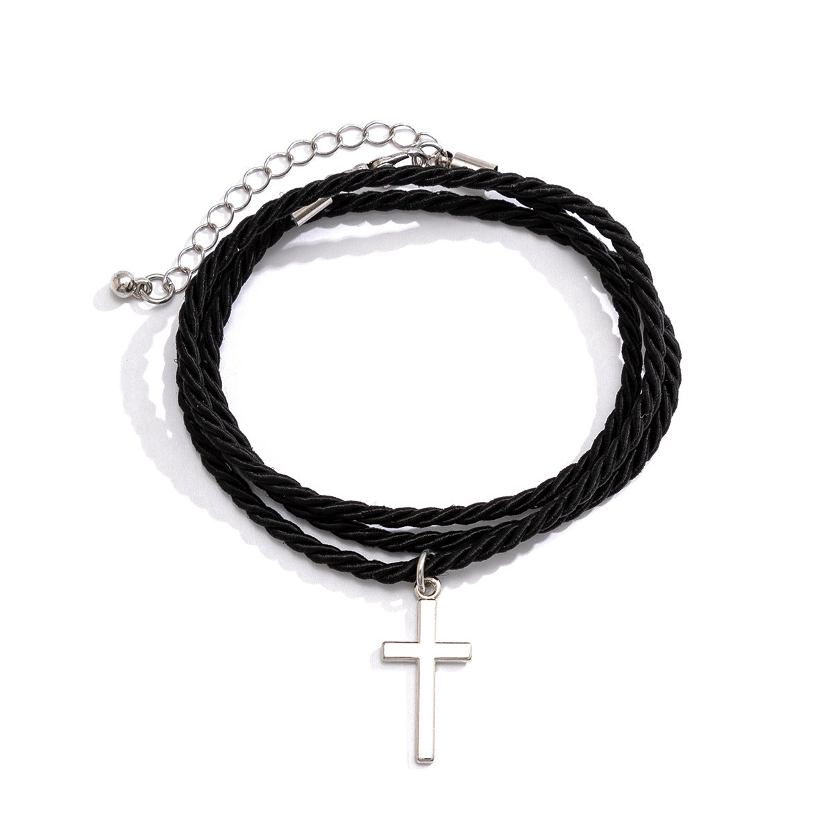 Men's Cross Fashion Personality Black Ethnic Style Bracelets