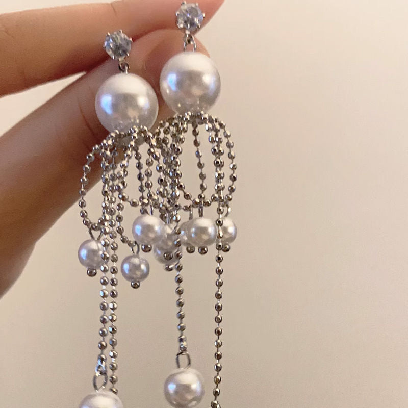Pearl Light Luxury Minority Design Advanced Earrings