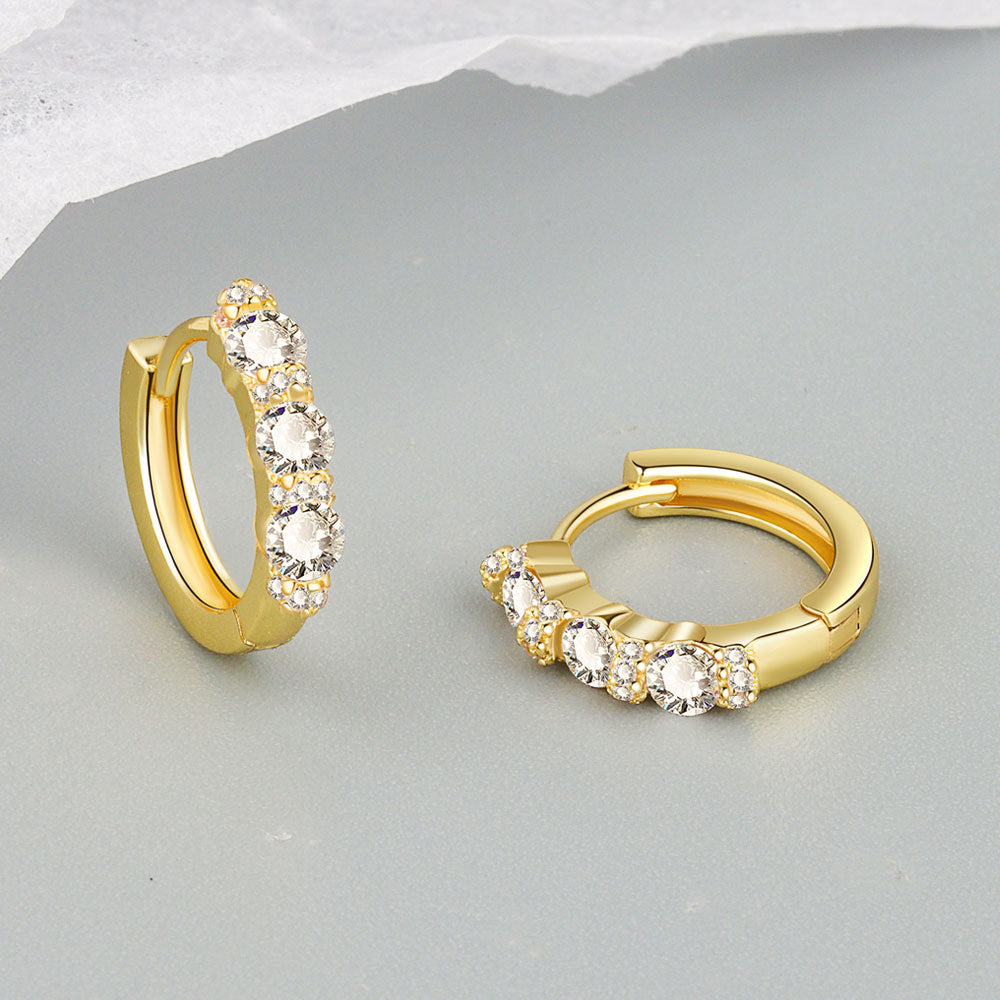 Graceful Metal Style Circle Niche Fashion Rings