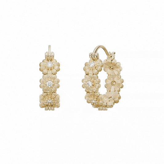 Ear Clip Female Flowers High Sense Niche Earrings