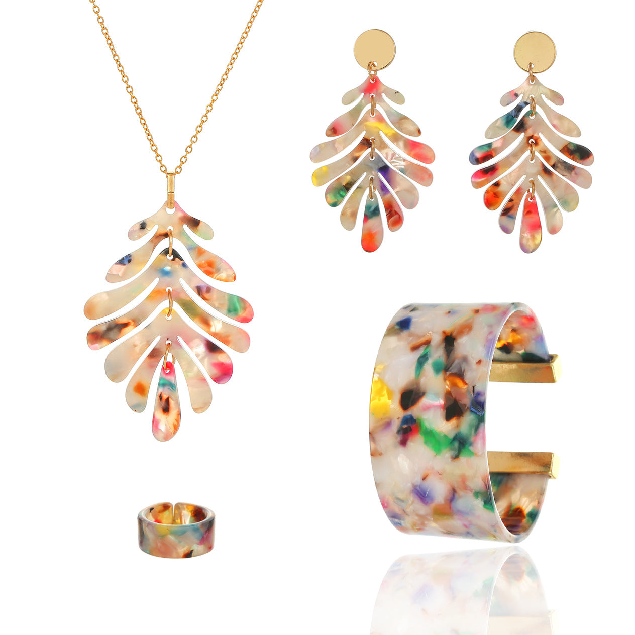 Trendy Versatile Women's Personalized Acrylic For Jewelry Set