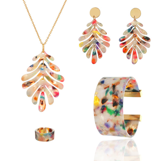 Trendy Versatile Women's Personalized Acrylic For Jewelry Set
