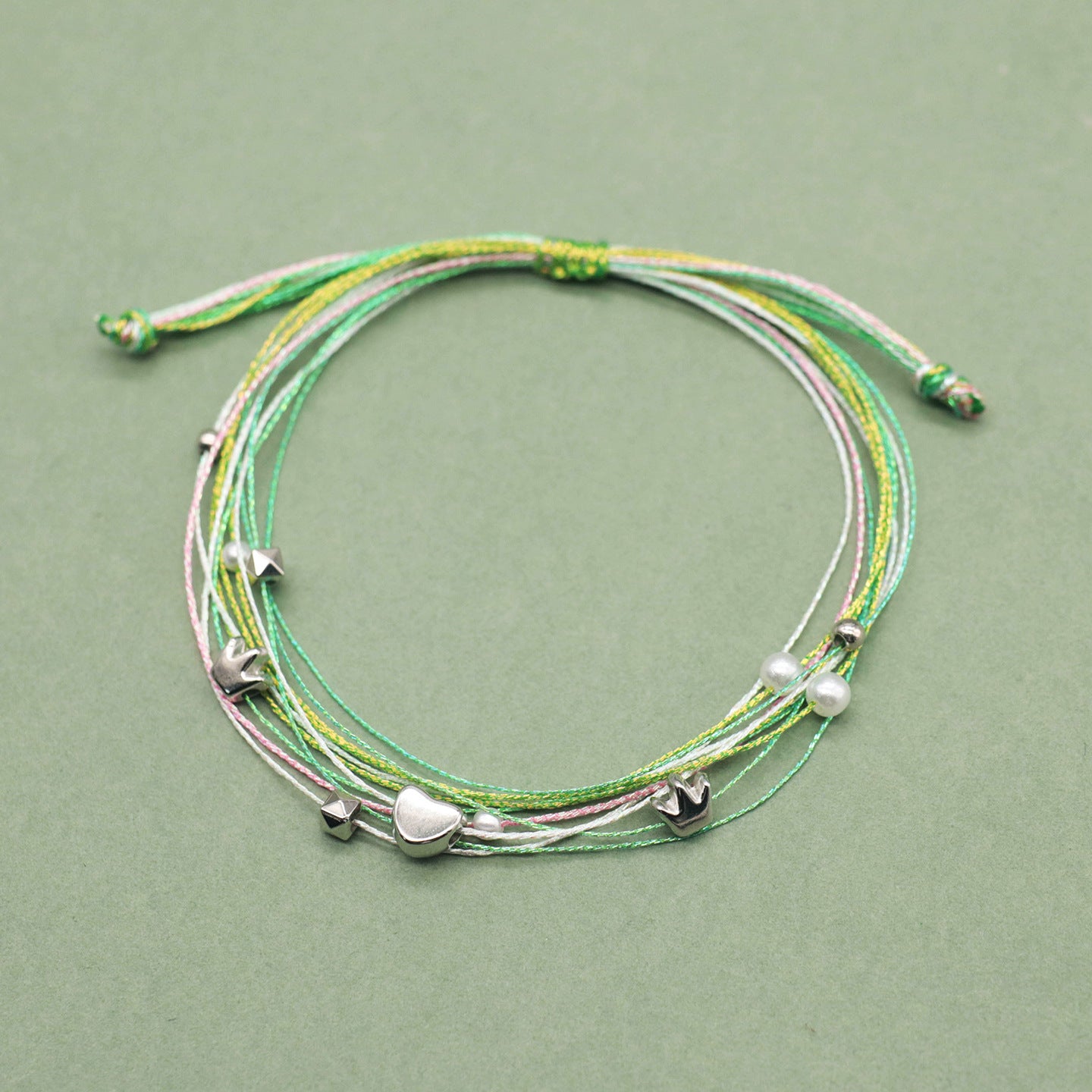 Braided Rope Hand-woven National Style Female Lucky Blessing Girlfriends Carrying Bracelet