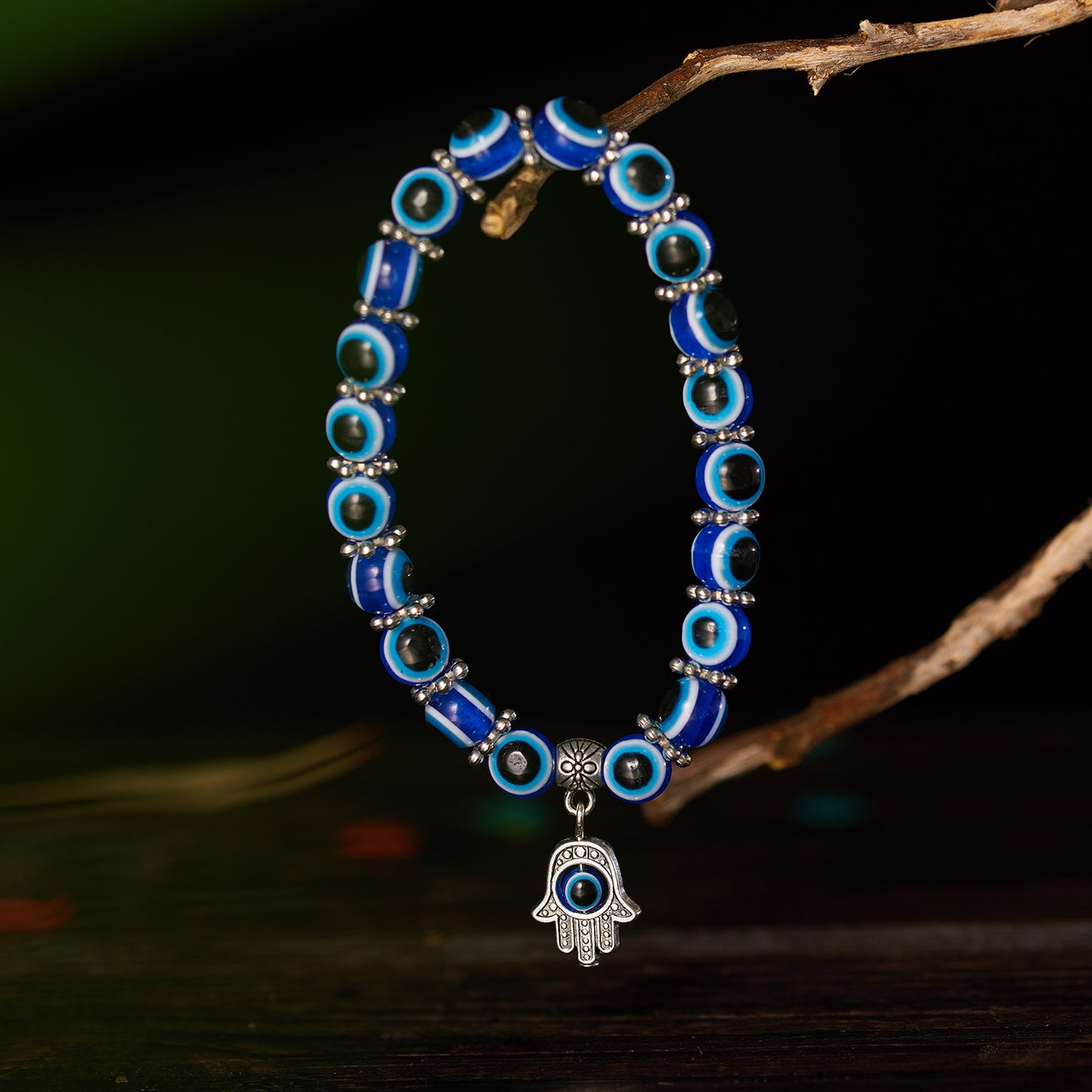 Blue Eyes Hand Of Fatima Turkish Bracelets