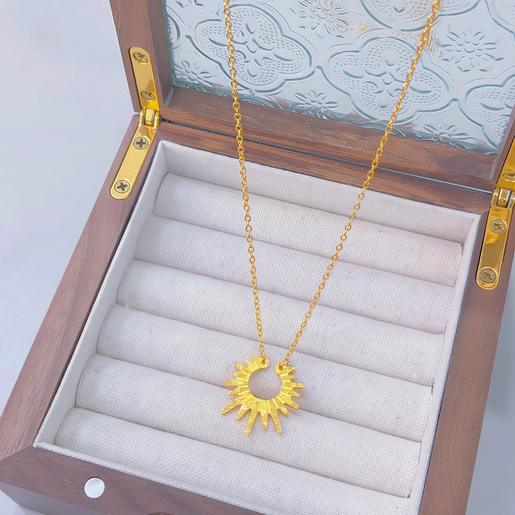 Ginkgo Leaf Variety Retro Affordable Luxury Fashion Design Necklace