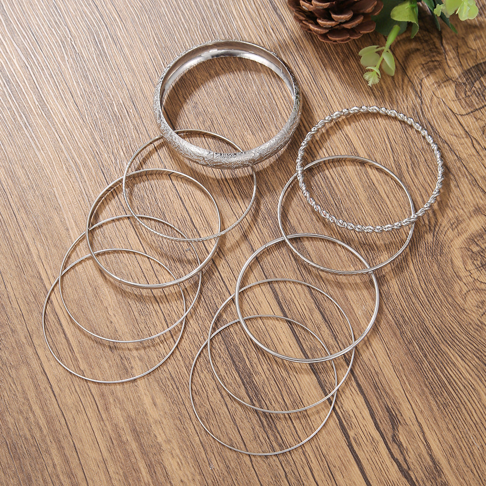 Wind Geometric Metal Female Fashion Bohemian Bracelets