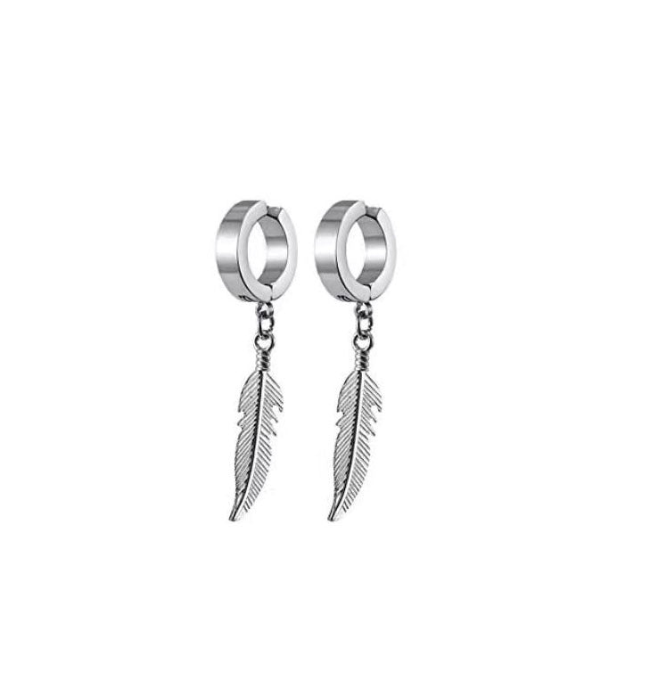 Men's Korean Fashion Steel Titanium Punk Stainless Ear Clip