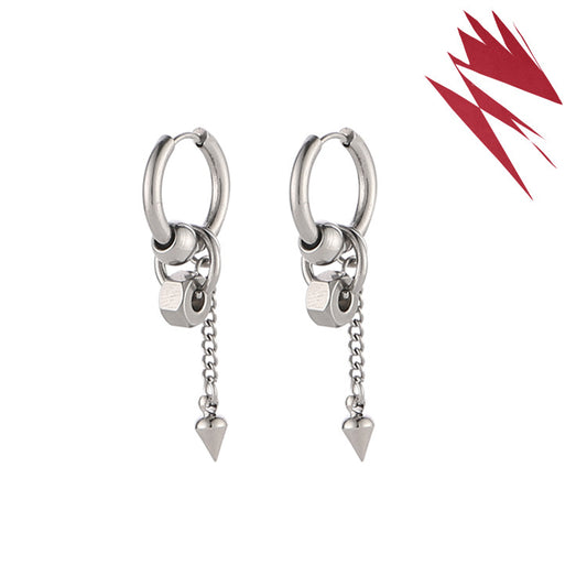 Women's & Men's Long Chain Bar Couple Advanced Sexy Earrings