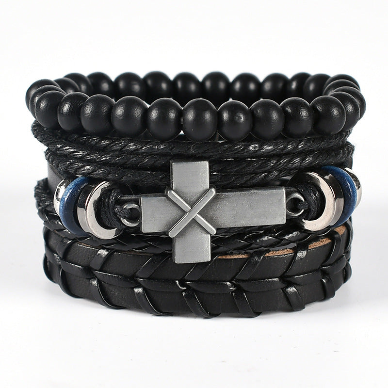 Fashion Wristband Charm Eye Leather Suit Bracelets