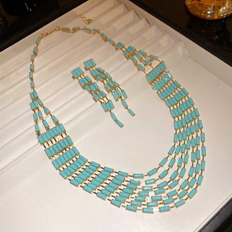 Dopamine Acrylic Beaded Sub Personality Light Luxury Bracelets