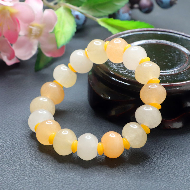 Natural Jade Bamboo Ornament Live Broadcast Bracelets