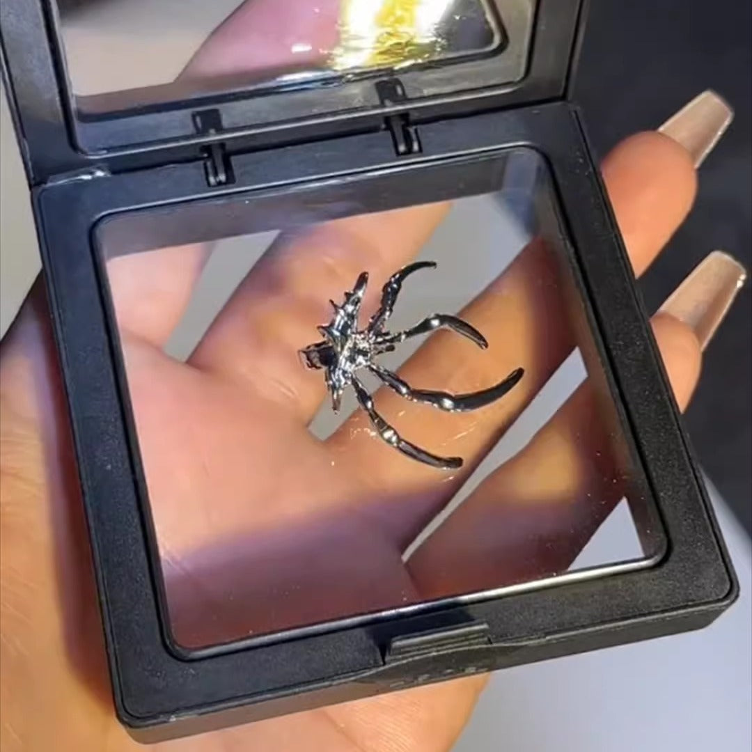 Women's Trendy Cool Retro Metallic Spider Unique Design Ear Clip