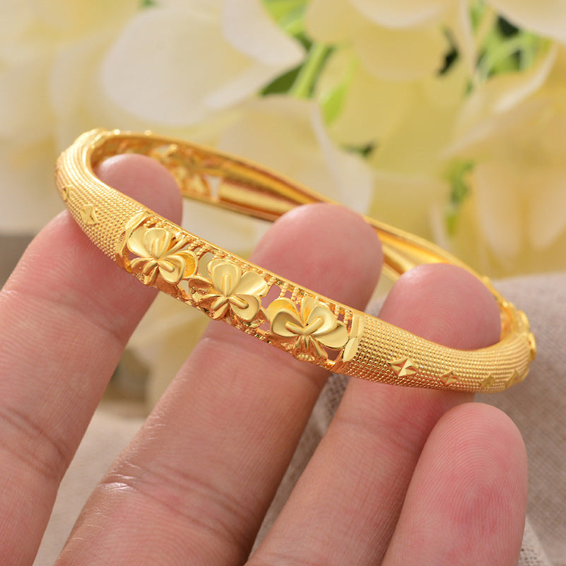 Flower Arab African Ethiopian Moon Embroidery Bracelets