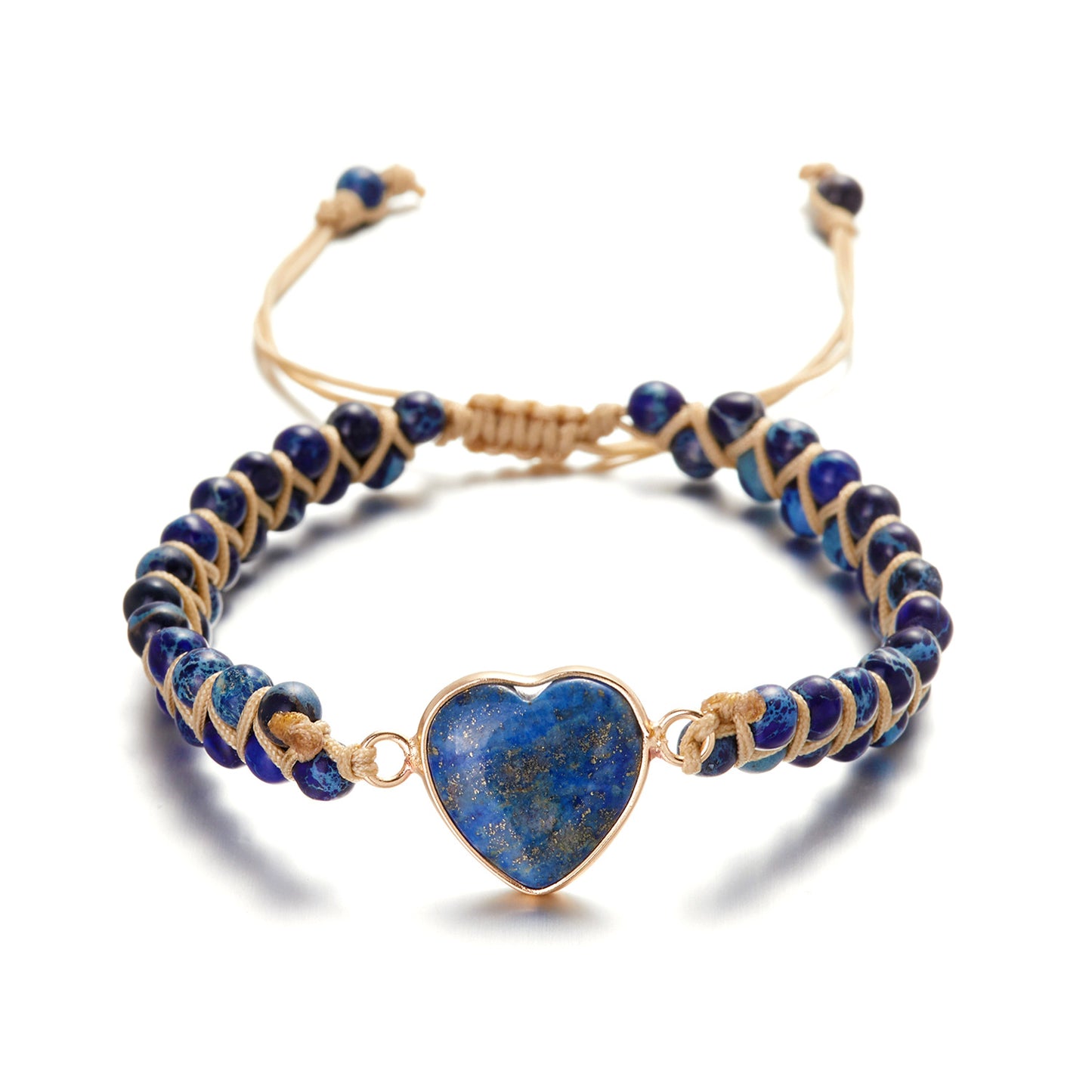 Weaving Winding Love Emperor Stone Beads Bracelets