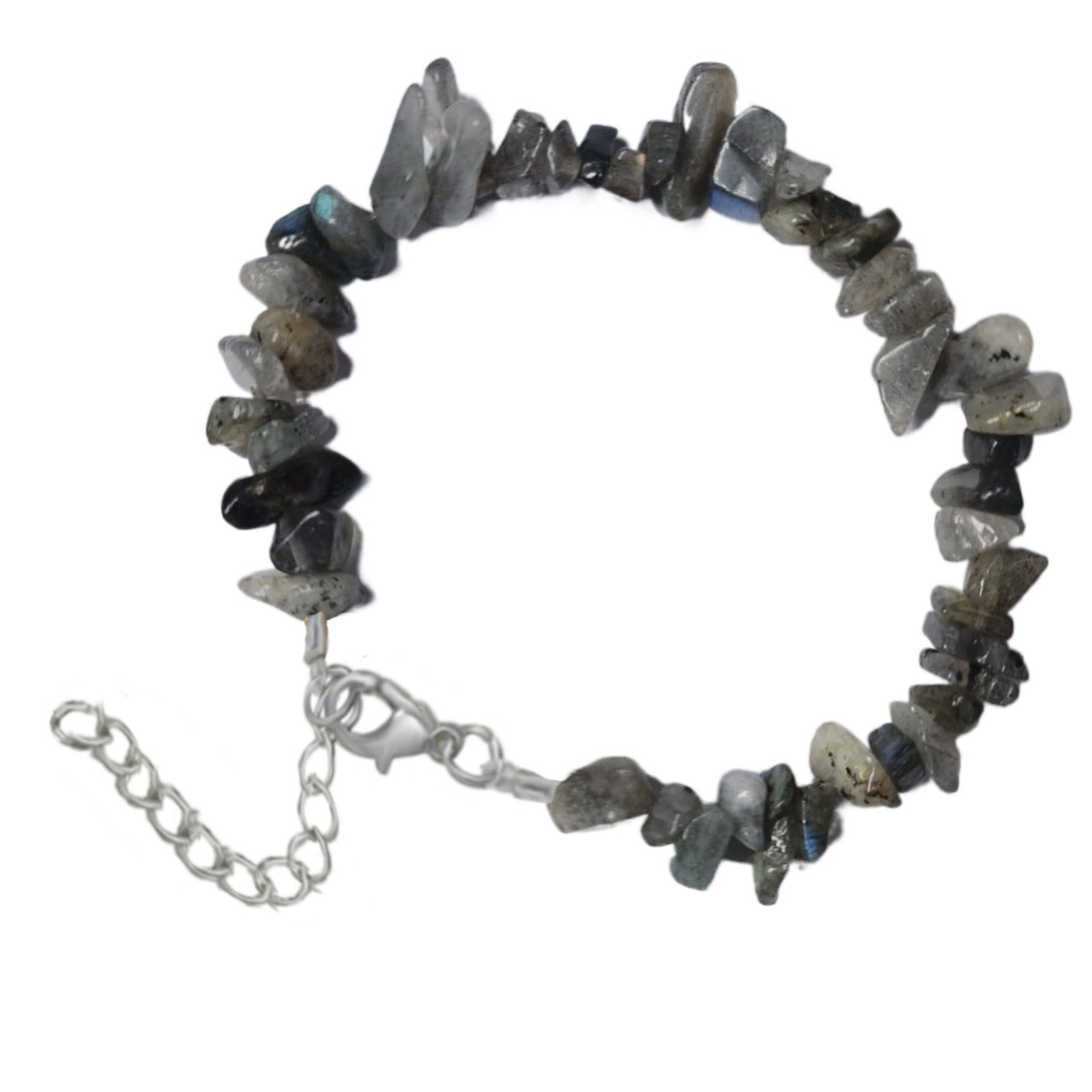 Natural Crystal Agate Gravel Stone Irregular Bracelets