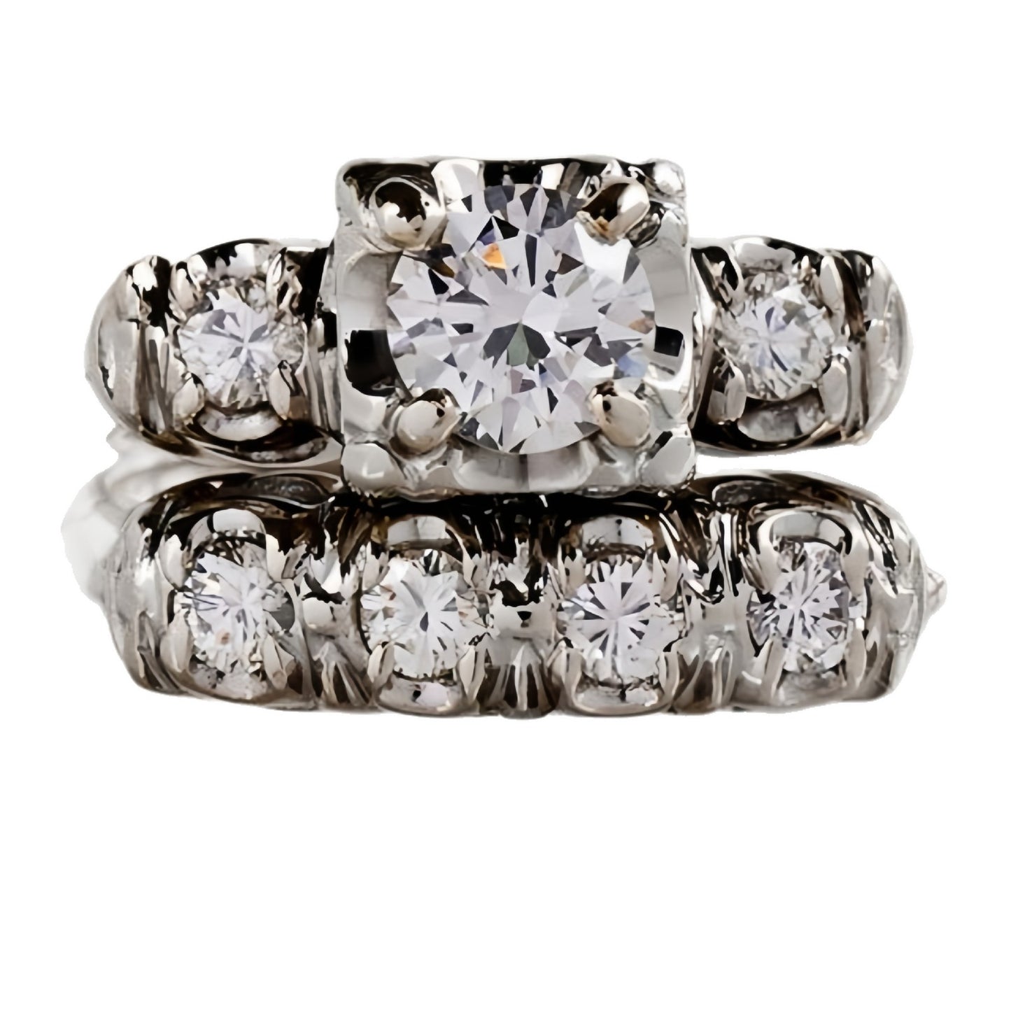 Women's Luxury Zircon Inlaid Elegant Fashion High Rings