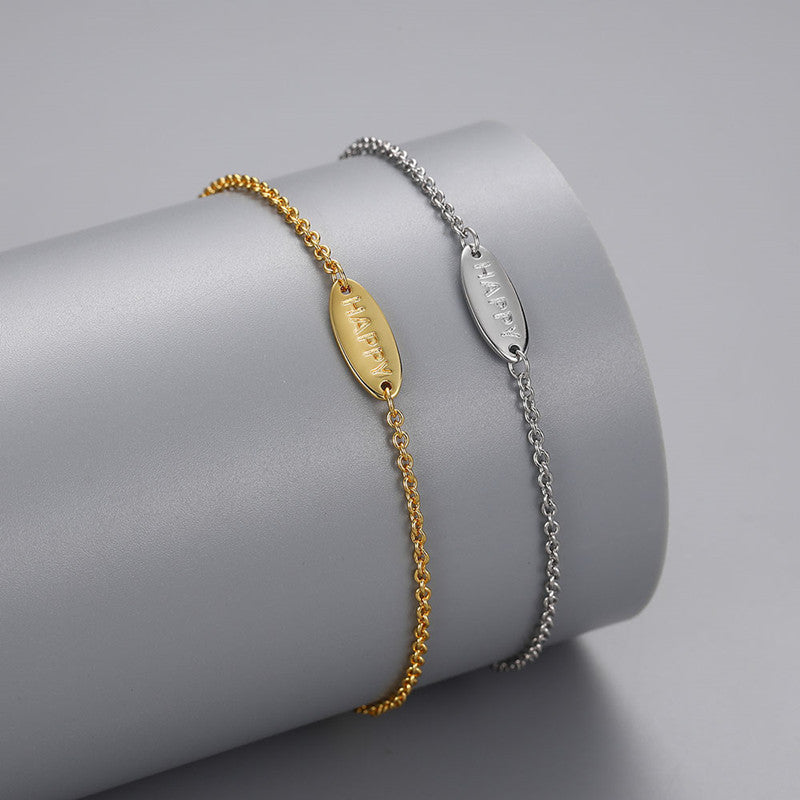 Women's Olive Fashion Casual Sports Style Everyday Joker Personality Bracelet