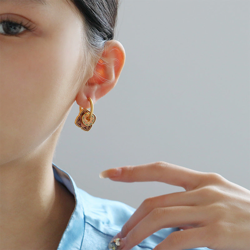 Women's Chinese Style Retro Ethnic High Sense Minority Fashion Ear Buckle