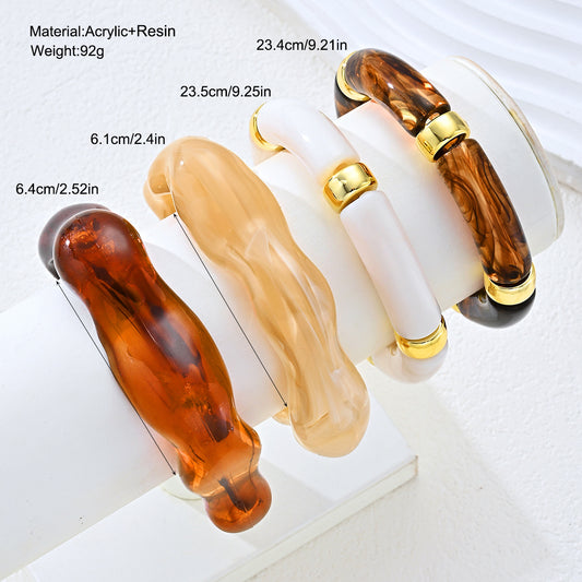 Wide Edge Open-ended Simple Personality Affordable Bracelet