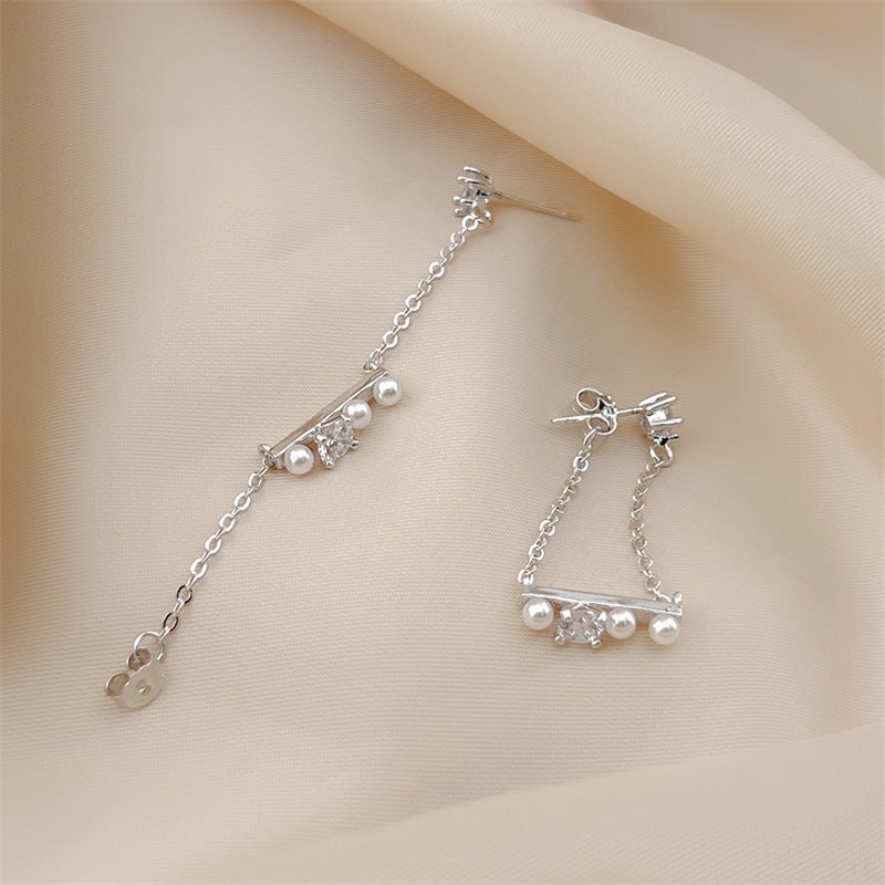 Elegant Bowknot Pearl Exquisite Design Personalized Earrings