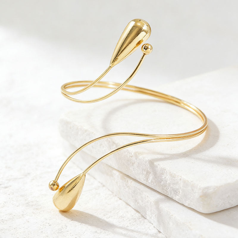 Adjustable Water Drop Armband High Sense Exaggerated Personalized Fashion Hand Bracelet