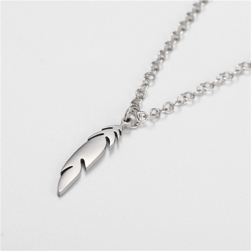 Men's Hip Hop Stainless Steel And Pendant Simple Necklaces