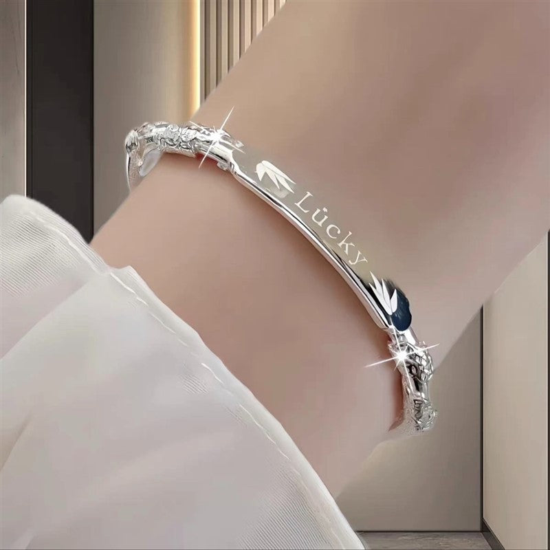 Flowers Like Brocade Lucky Female Affordable Luxury Fashion Solid Valentine's Bracelets