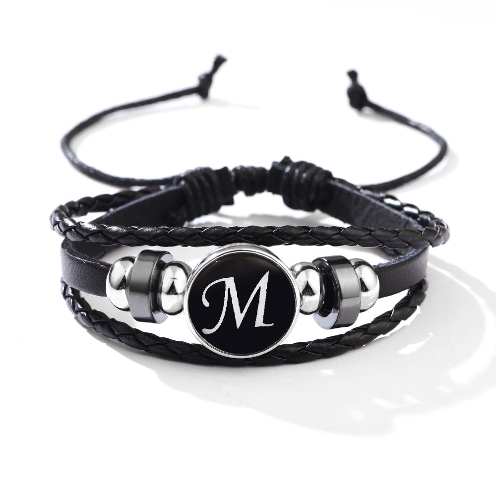 Classic Simple English Letter Personality Fashion Bracelets