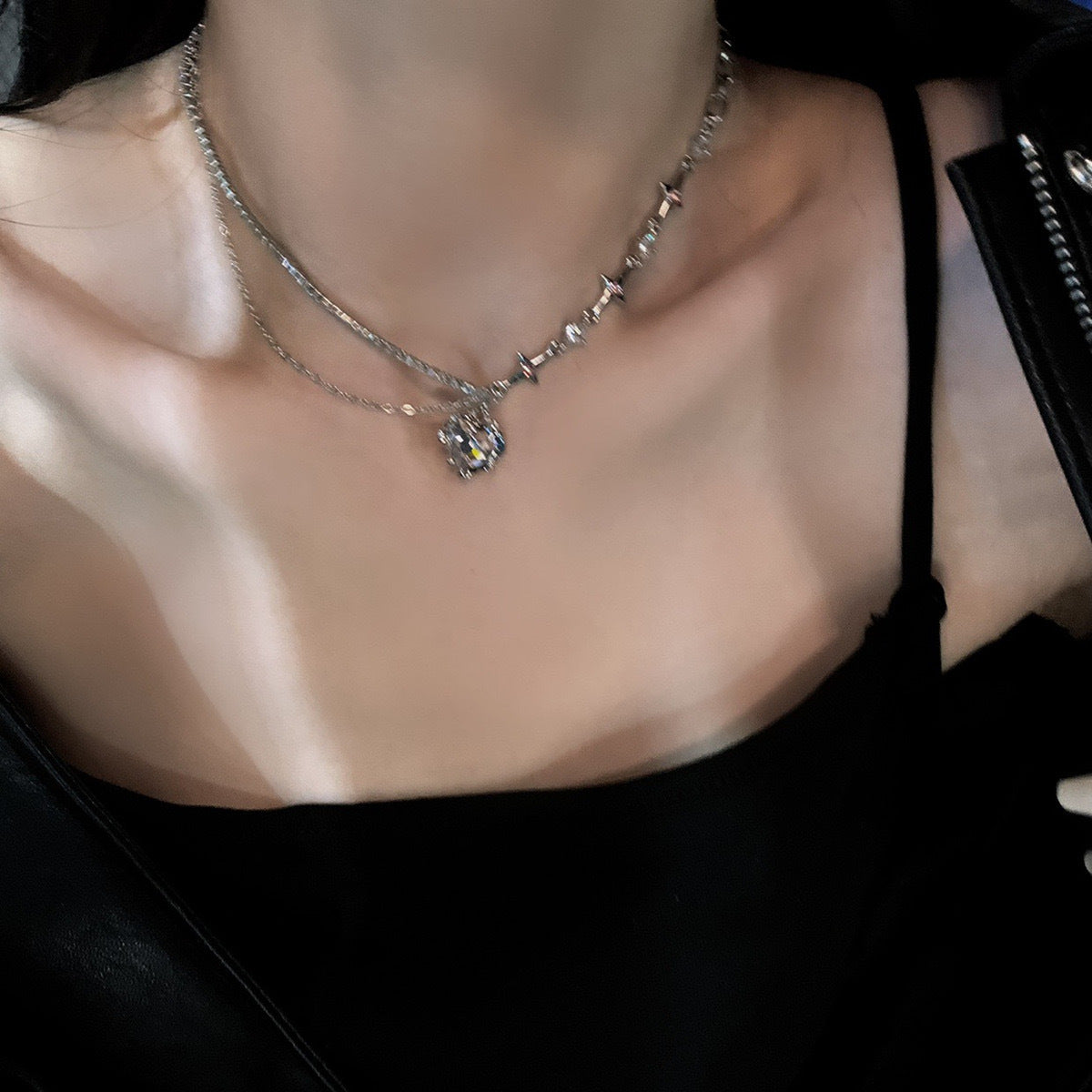 Women's Cool Love For Trendy Light Luxury Minority Necklace