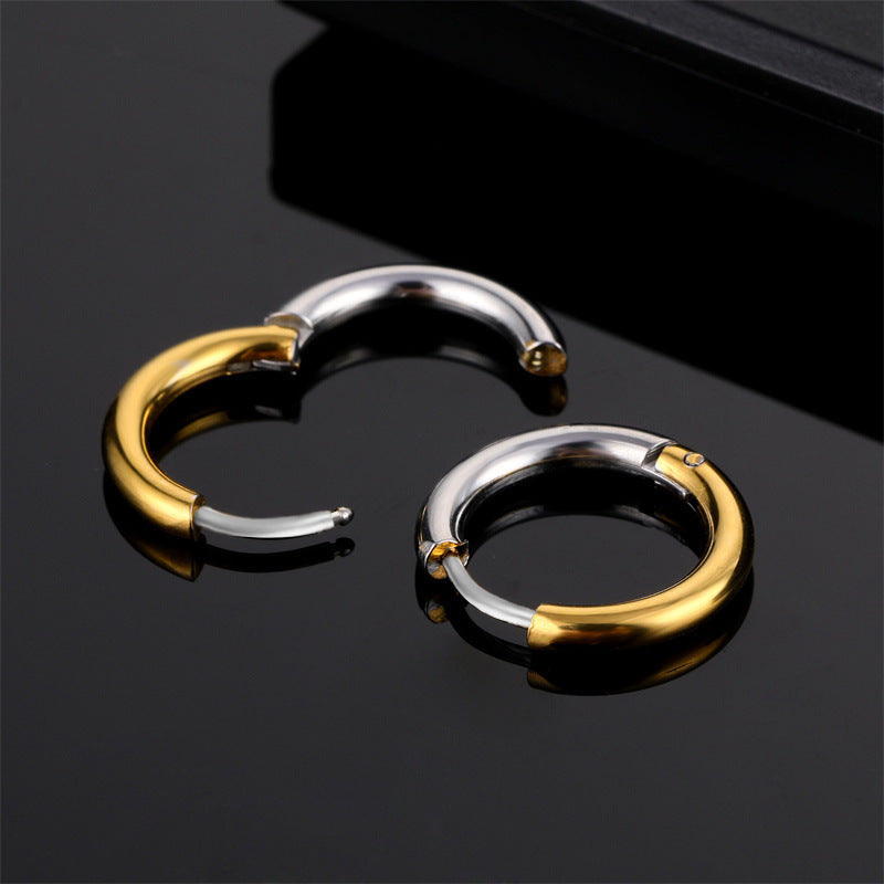 Titanium Steel Stainless Coil Personality Fashion Rings