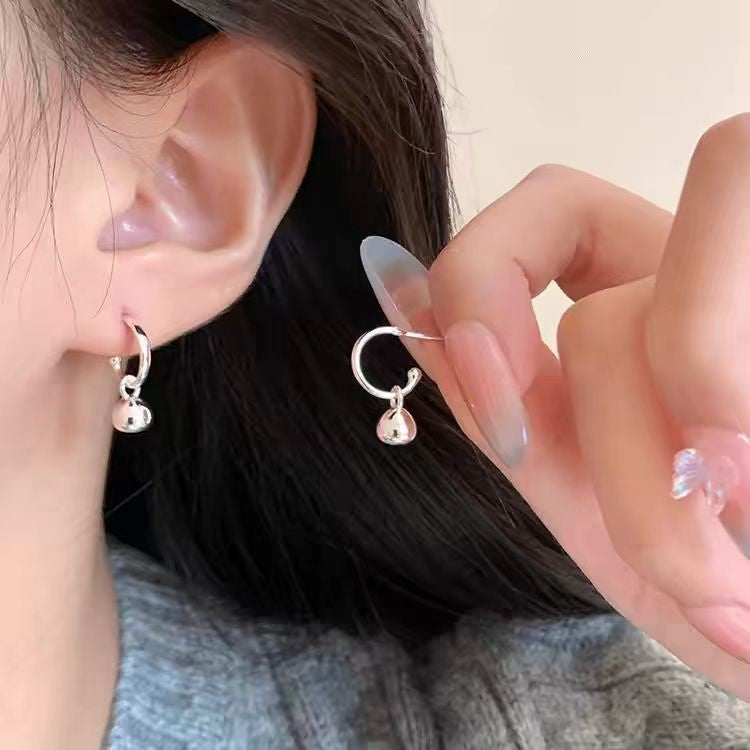 Gentle Temperamental Pearl High-grade Diamond Decorations Niche Stud Earrings