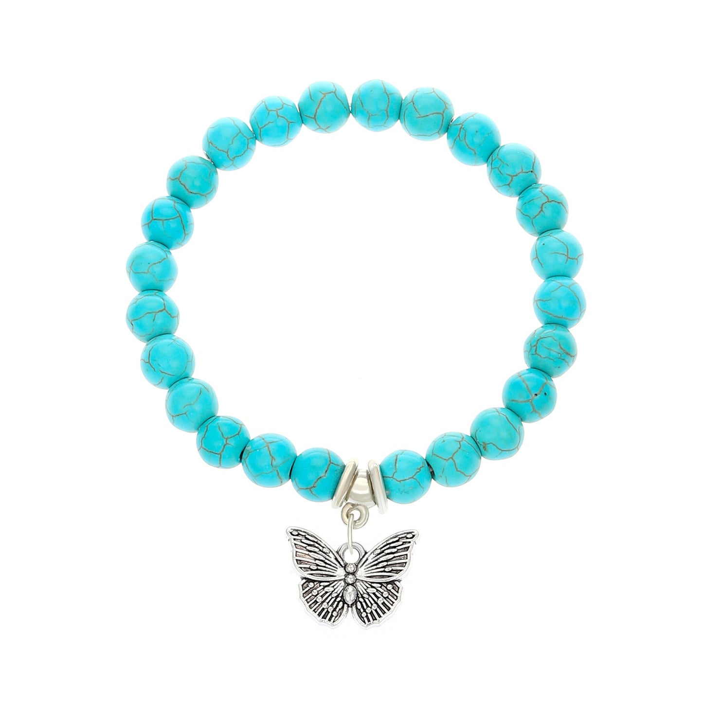 Cool Popular Turquoise Handmade Butterfly Turtle Bracelets
