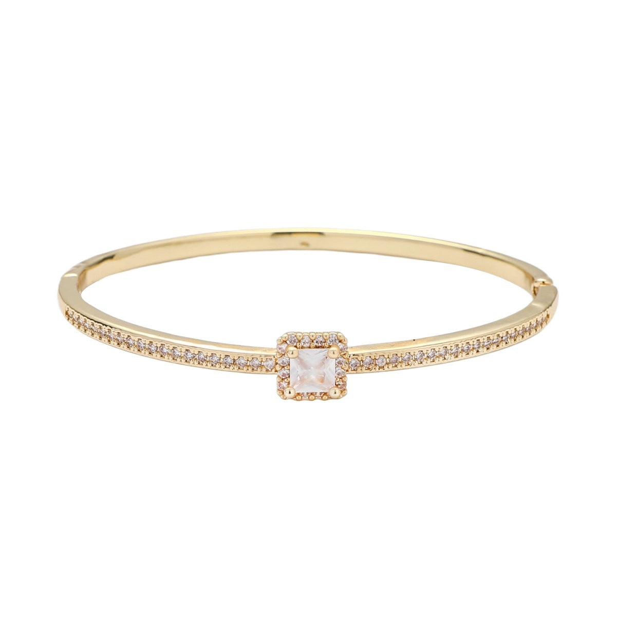 Women's Square Zircon Fashion Unique Temperament Simple Bracelet