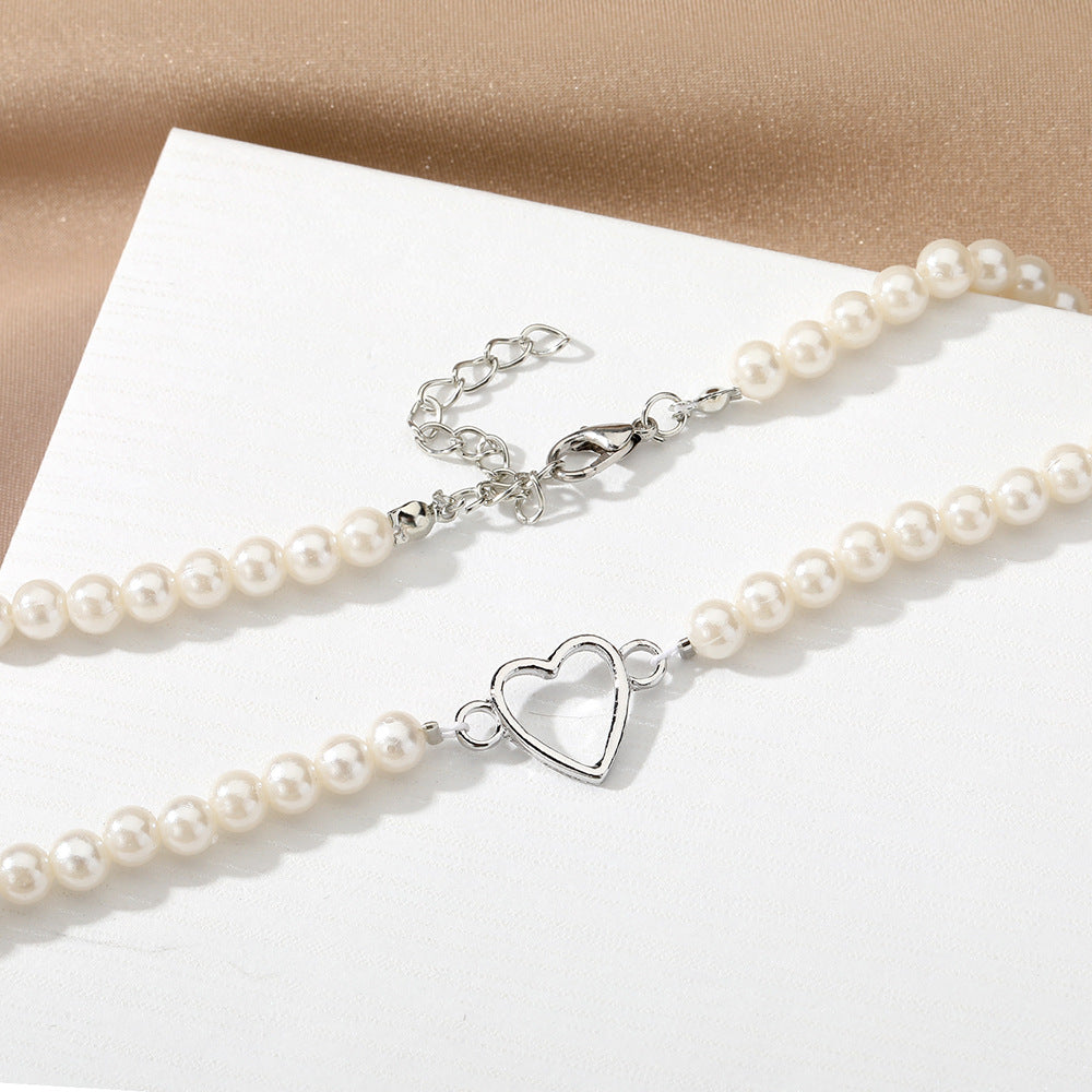 Women's Korean Special Interest Light Luxury Pearl French Vintage Style High-grade Necklace