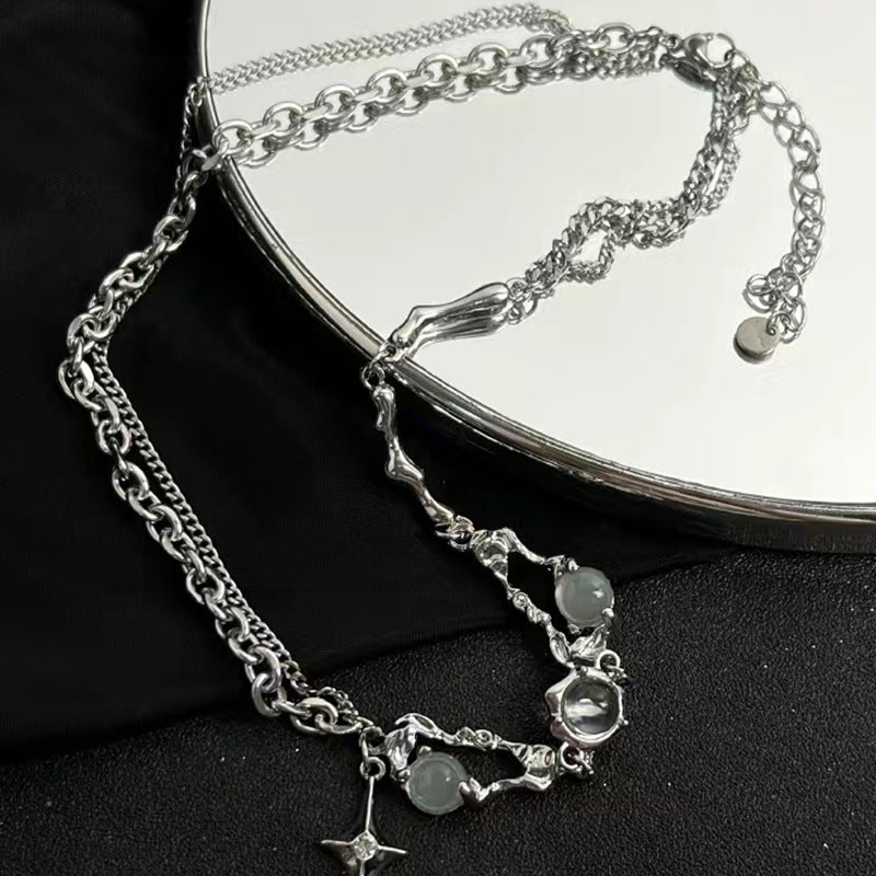 Light Star Female Sweet Cool Hot Necklaces