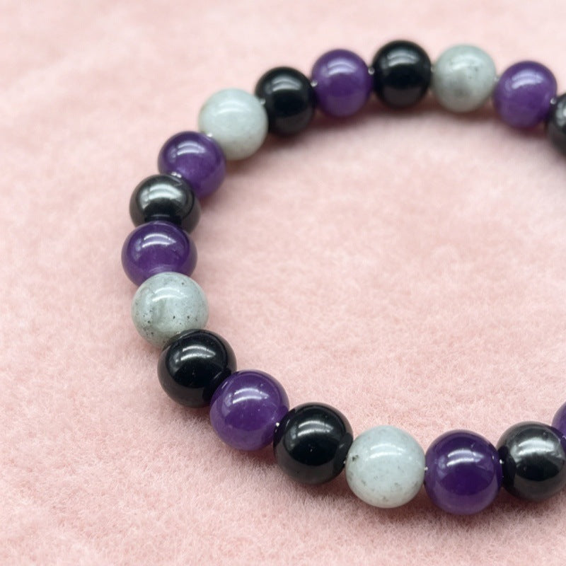 New Xi Imitation Obsidian Map Stone Bracelet