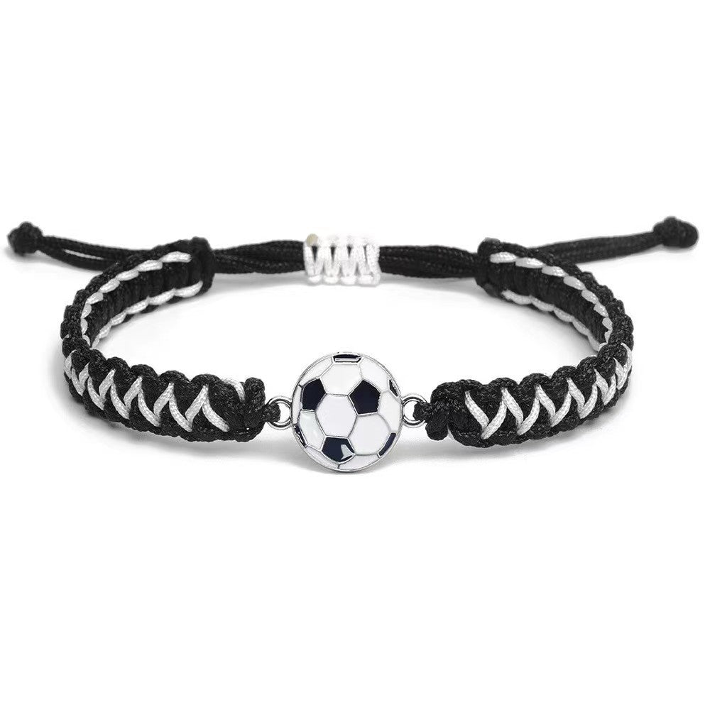 Women's & Men's Football Weaving Trend Western Style Sports Drawable Bracelet