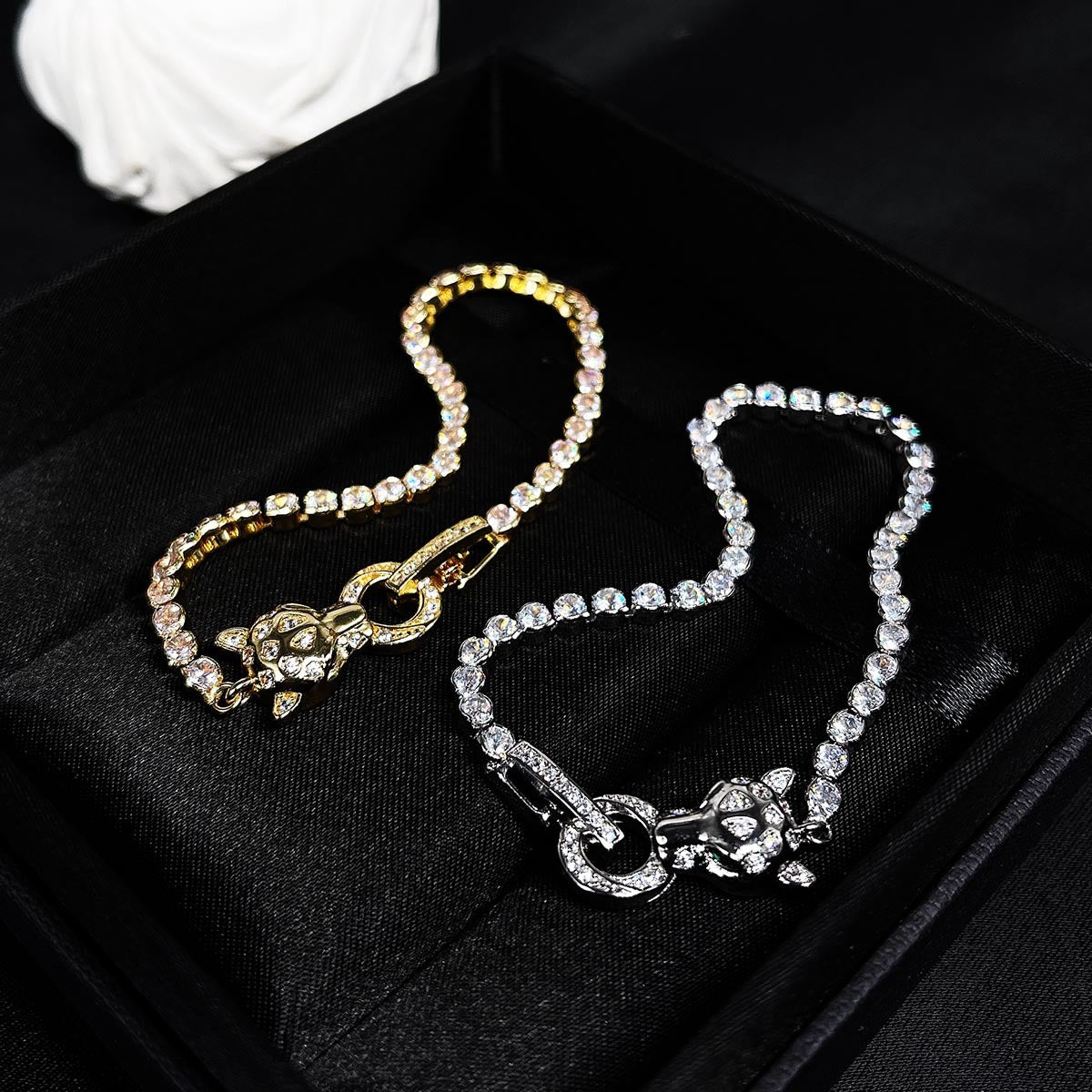 Leopard Head Light Luxury Full Diamond Bracelets