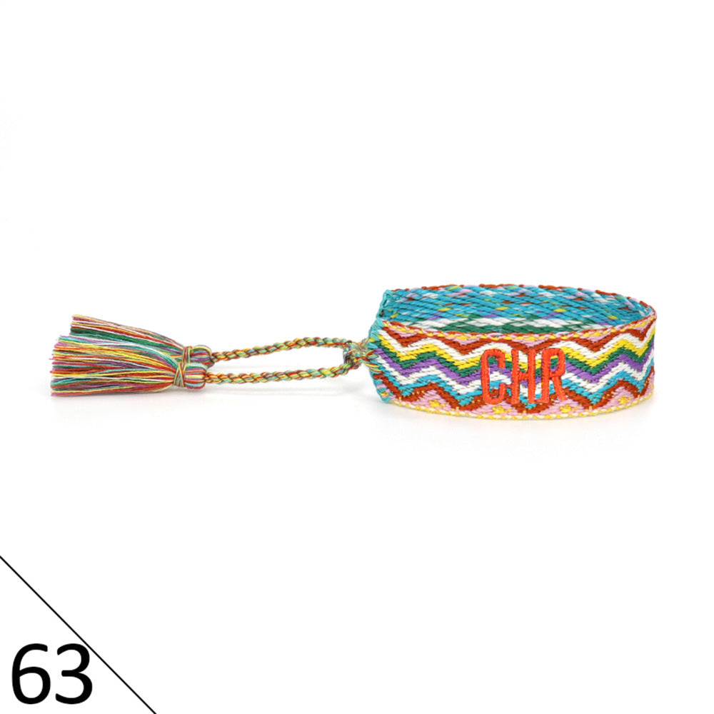 Hand Weaving Fashion Simple Wrist Strap Bracelets