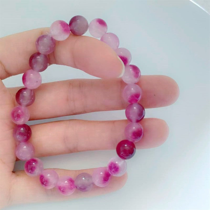 Live Broadcast Chalcedony Beaded Fashion Sweet Bracelets