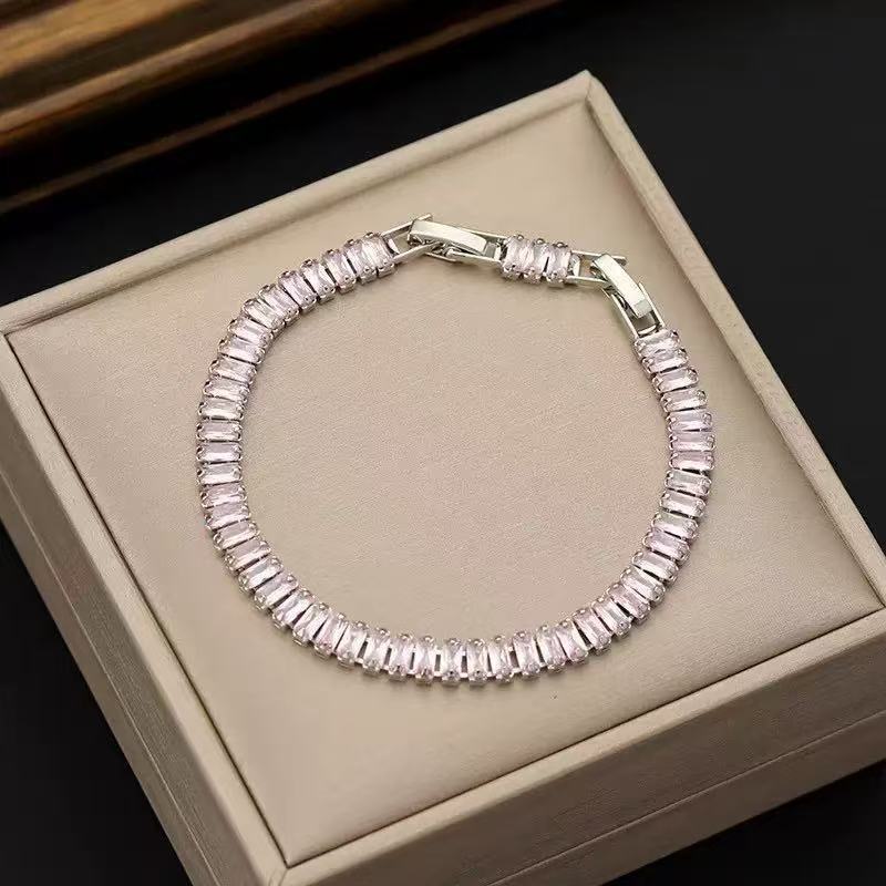 Women's & Men's Colorful Zircon Trendy Fashion Tennis Bracelet