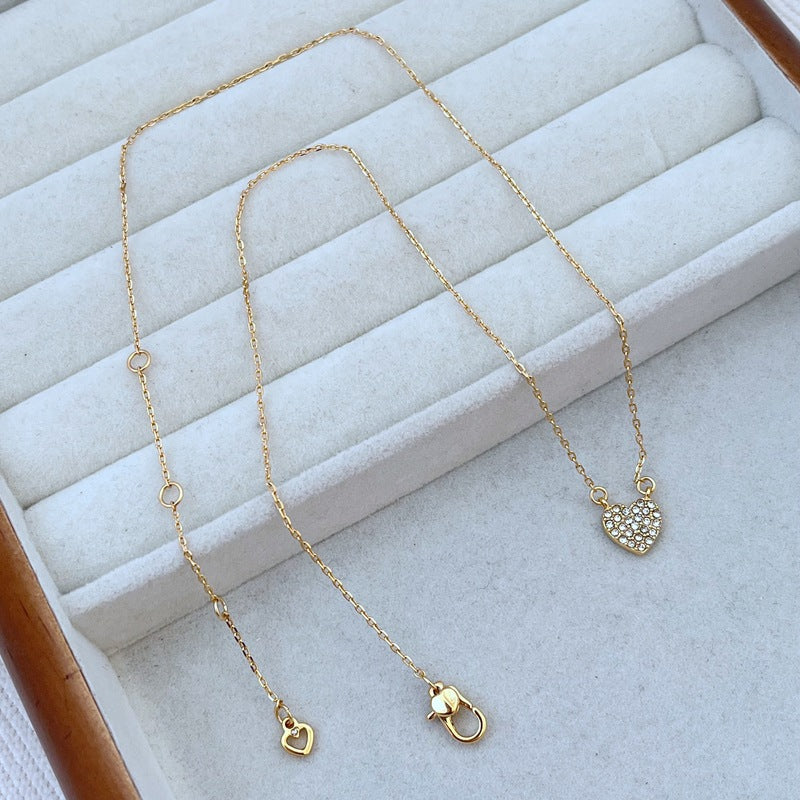 Women's Sweet Simple Dignified Rhinestone Inlaid Design Earrings