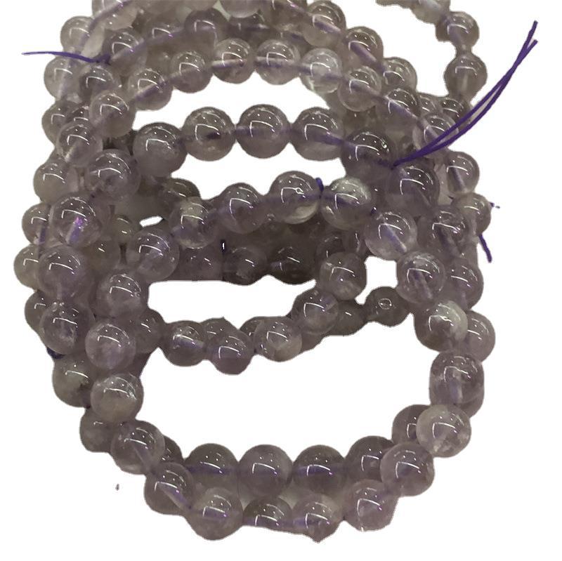 Natural Purple Ghost Cornucopia Snowflake Amethyst Bracelets