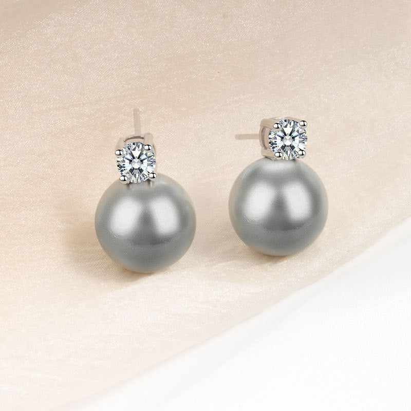 Drama World Kim Ear Imitation Pearl Earrings