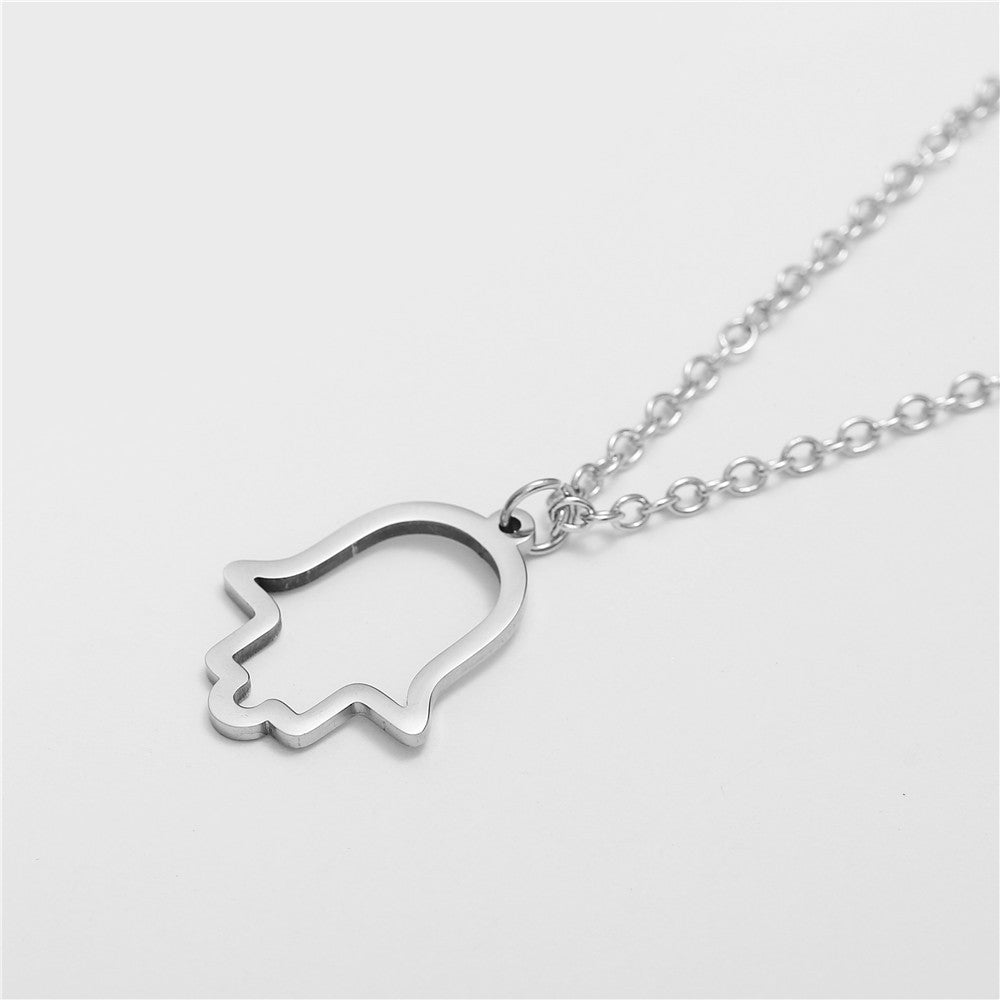 Men's Hip Hop Stainless Steel And Pendant Simple Necklaces