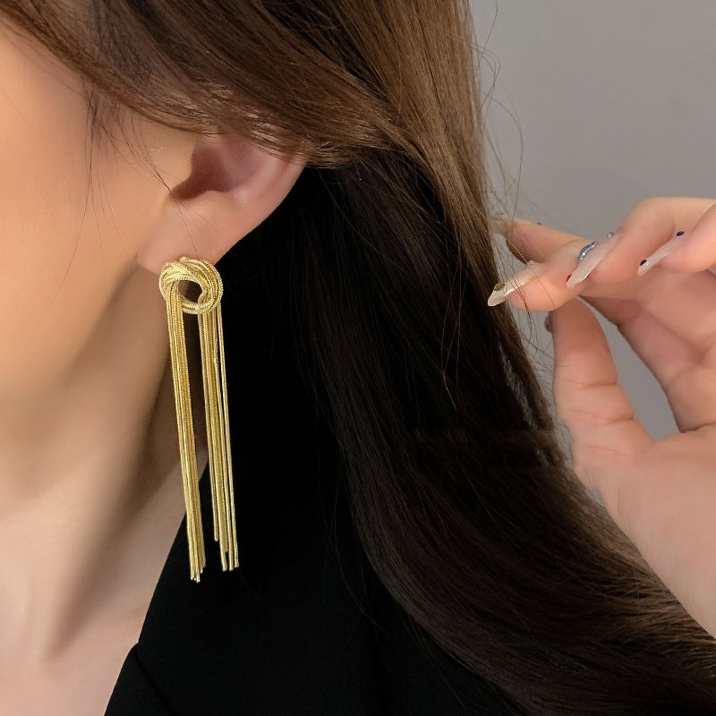 Shuting – boucles d'oreilles élégantes et personnalisées pour femmes, longues pampilles