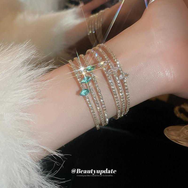 Women's Irregular Fashion Design Light Luxury High-grade Bracelets